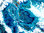 Cyan blau Pouring Farbe  0,5 L